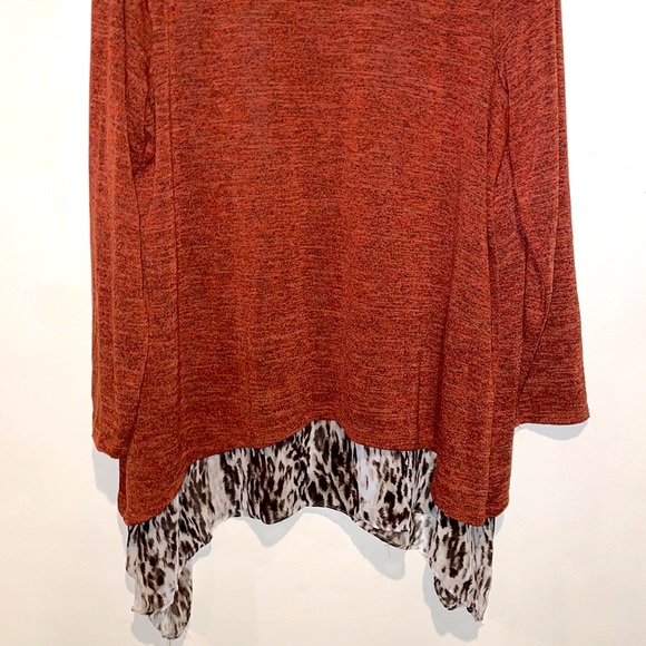 Style & Co Heather Pumpkin Tunic Size 1X NWOT - Picture 6 of 6